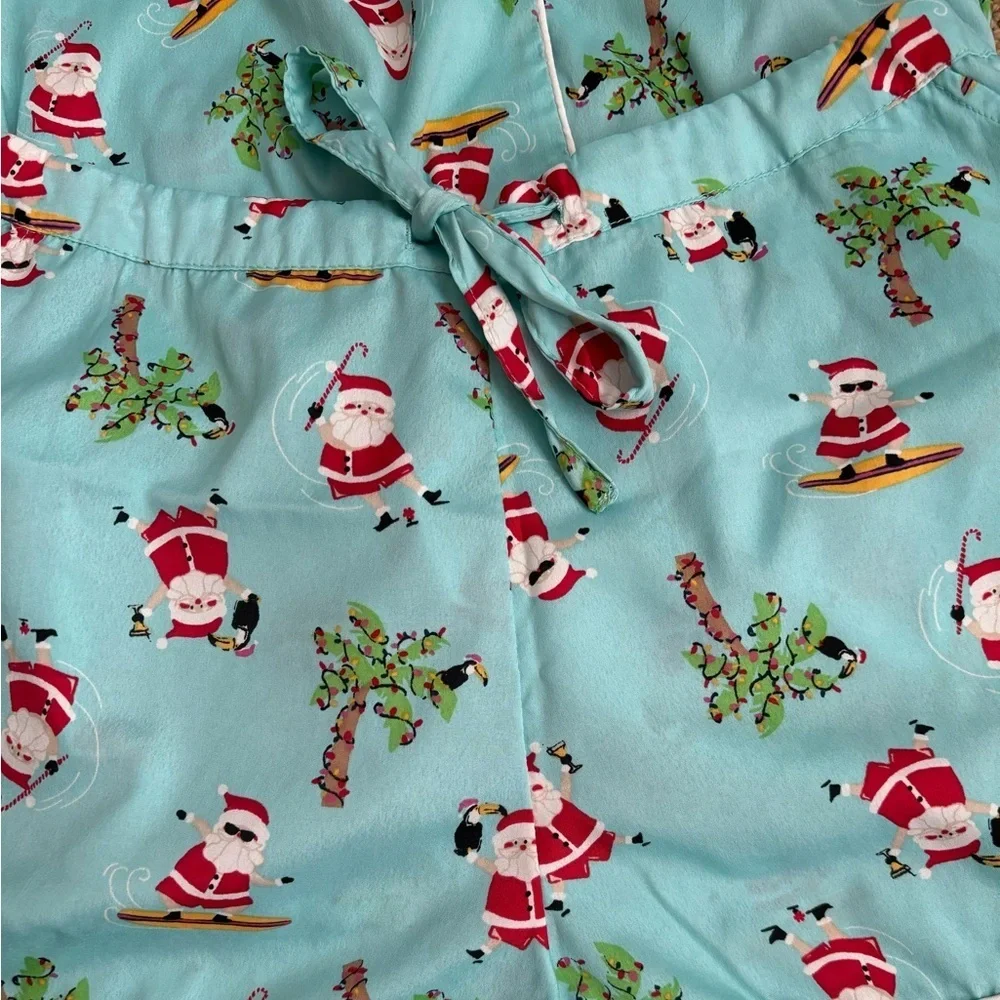 Tabitha Webb Tropical Santa Pajama Set - Like new - Size Large - Picture 4 of 5